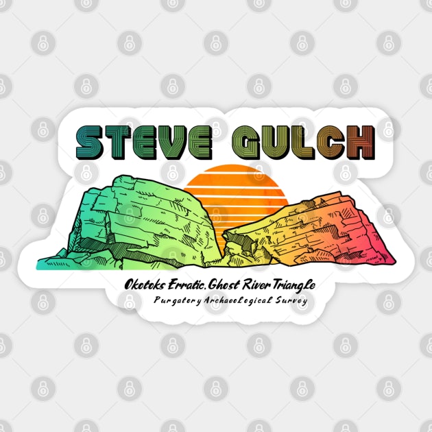 Visit Steve Gulch Sticker by PurgatoryArchaeologicalSurvey